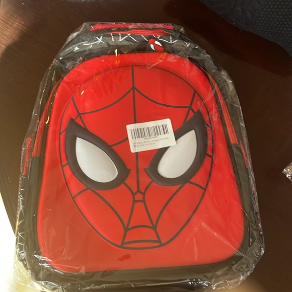 Backpack 3D Comic Backpack Kids bonus pencil case and keychain bundle Spider-Man - Picture 5 of 8